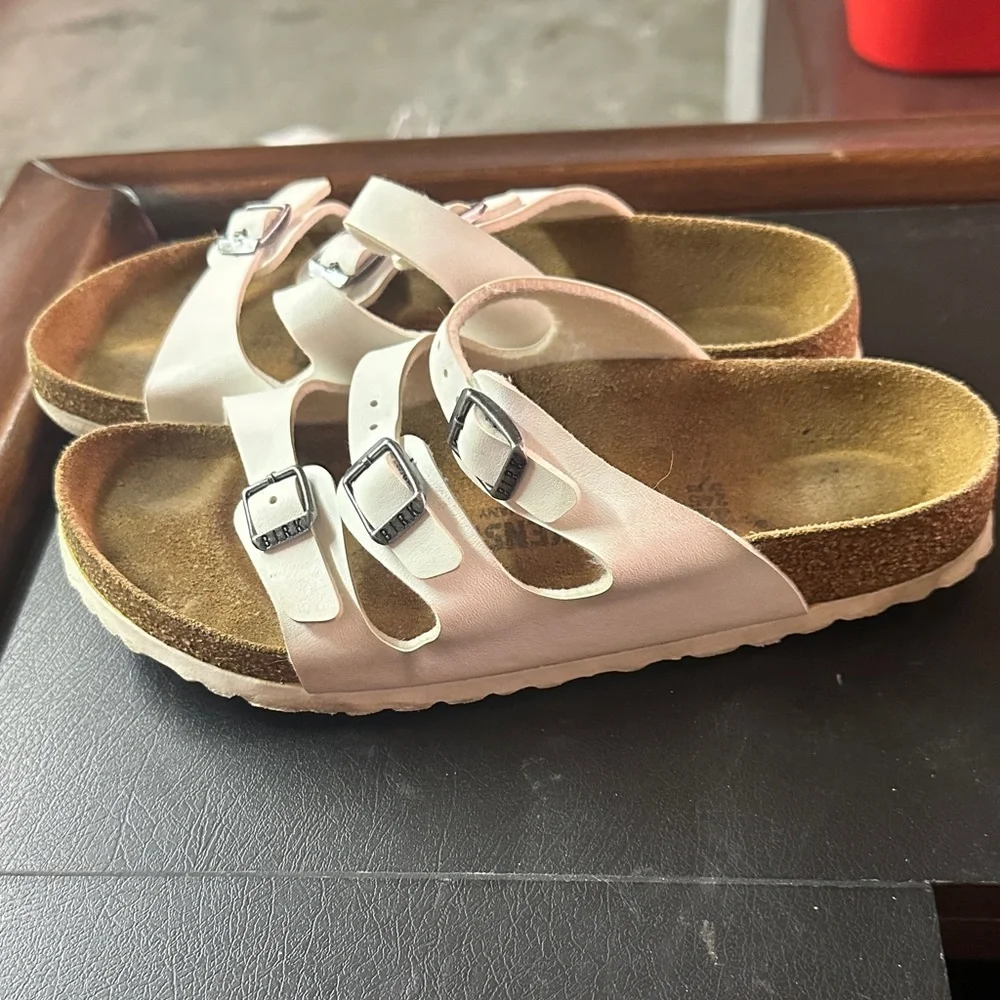 Birkenstock White Sandals